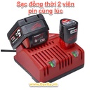 Sạc pin Milwaukee M12-18C, dùng cho pin 12V và 18V