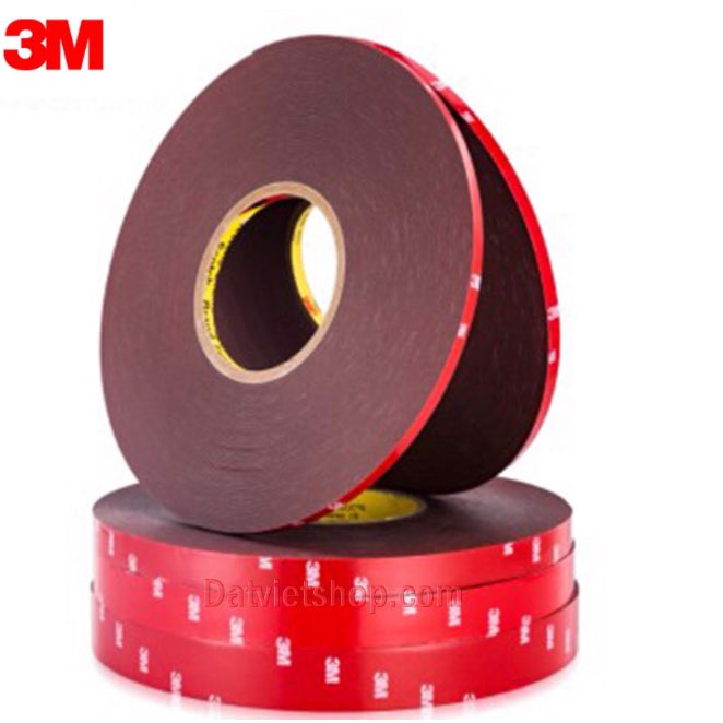 Băng keo xốp Acrylic 3M 4229P, màu xám đậm (12mm x10m)