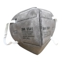 3M 9541 activated charcoal respirator, KN95, 1 pcs/nilon bag, 25 pcs/box, 10 box/carton