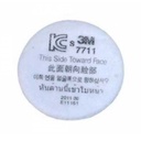 Tấm lọc bụi 3M 7711 (1000 Tấm/Hộp), dùng kèm với đế đựng 3M 774 , dùng cho mặt nạ 1 phin lọc 3100, 3200 3M