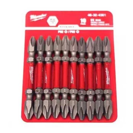 Milwaukee 48-32-4361D, short screw driver, PH2-65mm, 10pcs/Pack