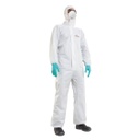 Bộ quần áo bảo hộ Honeywell, Mutex Light+, màu trắng, Size L. Dùng cho phòng sơn, phòng thí nghiệm, hóa chất