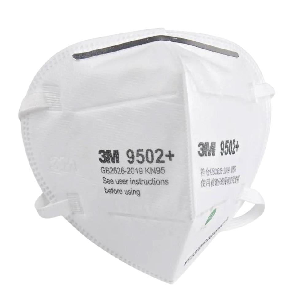3M 9502+ N95 respirator, head band, 50 pcs/Box, 10 Box/Carton