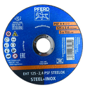 Pferd cutting disc 5 inch, size 125x2.4x22.23mm, EHT 125-2,4 PSF STEELOX, code 350854