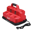 Trạm sạc nhanh 6 pin Milwaukee M12-18C3 (3 pin 12V và 3 pin 18V)