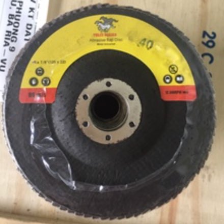 Three Horses Flap Disc, Size 5 inch, 125mm, P40