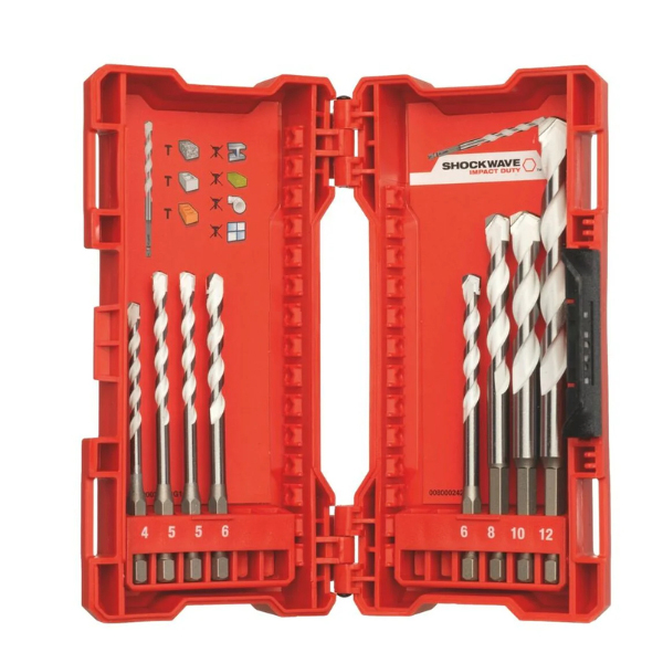 Bộ mũi khoan đa năng Milwaukee 8 mũi, mã 4932471112 (4/5/5/6/6/8/10/12MM)