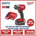 Nguyên bộ Máy siết bu lông M18 FMTIW2F12 Milwaukee SET (kèm pin 5Ah và Sạc)