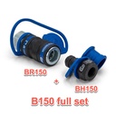 B150 Full set of Quick coupler ENERPAC high pressure (up to 150bar) for hydraulic bolt tensioner, which include BR150 & BH150