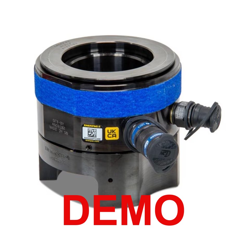 [EIDV08073] DEMO- GT2LCB, ENERPAC Hydraulic Topside Bolt Tensioner Load Cell and Bridge, M30 - M39 Maximum Thread Range