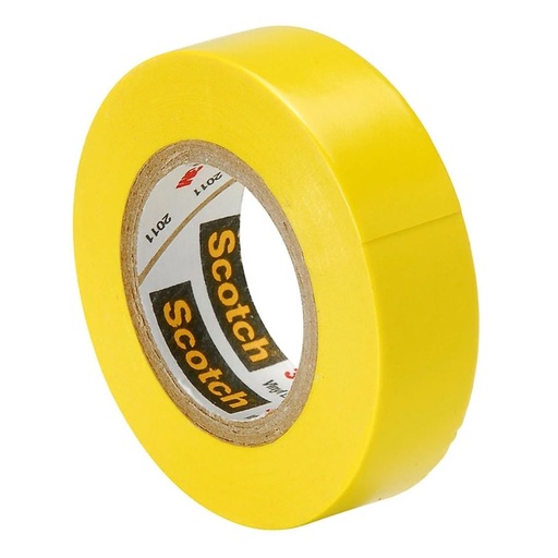 Electrical tape 3M 35 Yellow color (19mm x 20m length)