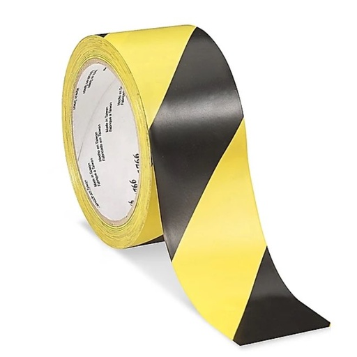 Warning tape 3M 766 Yellow-Black (50mm x 33m length)
