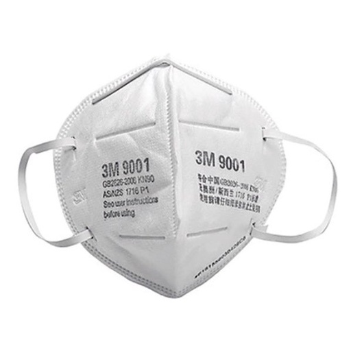 3M respirator 9001A, ear band, 50pcs/box, 500 pcs/carton