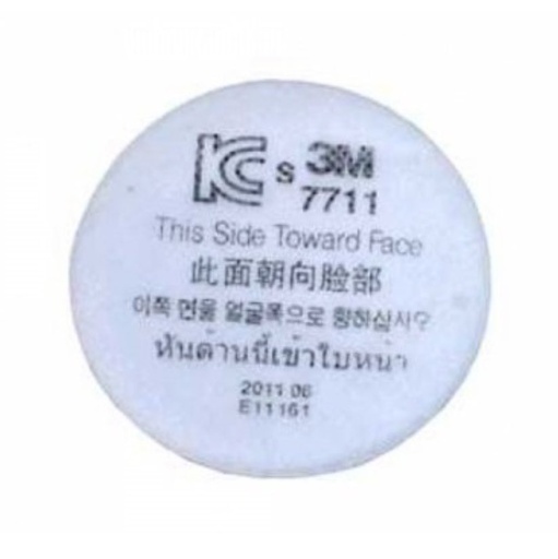 Filter 3M 7711 (1000 Pcs/Carton) use with filter retainer 3M 774, use for 3M mask 1 filter