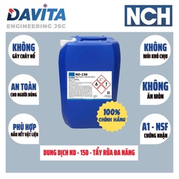 [EIDV03670] Chất tẩy rửa dầu mỡ dùng trong công nghiệp NCH ND-150 (208L/drum)