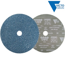 [EIDV03733] Pferd fibre disc 7 inch, size 180x22.23mm, FS 180-22, Victograin G36