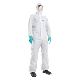 [EIDV03734] Bộ quần áo bảo hộ Honeywell, Mutex Light+, màu trắng, 25 bộ/ thùng, Size L. Dùng cho phòng sơn, phòng thí nghiệm, hóa chất