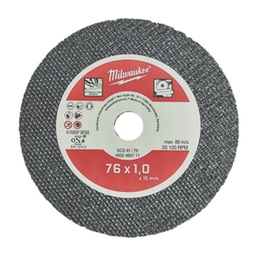 [EIDV04839] Steel cutting disc, Milwaukee 4932464717 (used with M12 FCOT), size 76x10x1mm