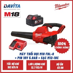 [EIDV05155] Milwaukee Air fan M18 FBL SET (include 5Ah battery and Charger)