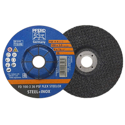 [EIDV06161] Pferd FD 100-3 A36 grinding disc PSF FLEX STEELOX/16 – 45730